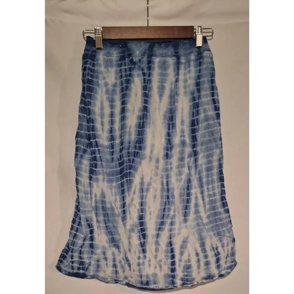Justice Girls‎ Blue Tie Dye Glitter Skort Size 8